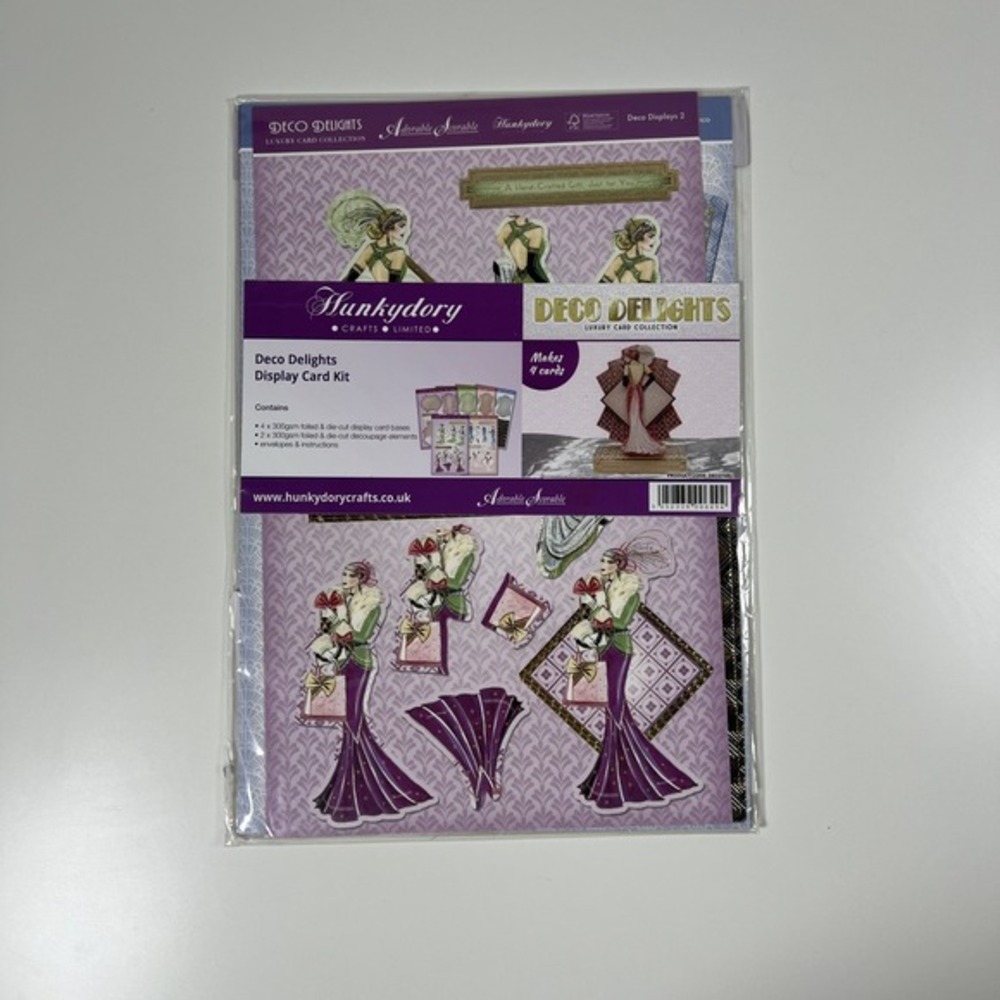 HunkyDory‎ Crafts UK Deco Delights Display Card Kit BRAND NEW